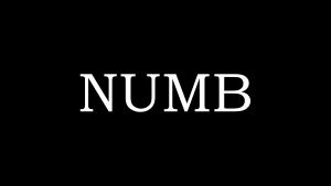 Numb - Feature Film Cover Photo - London Film Editor