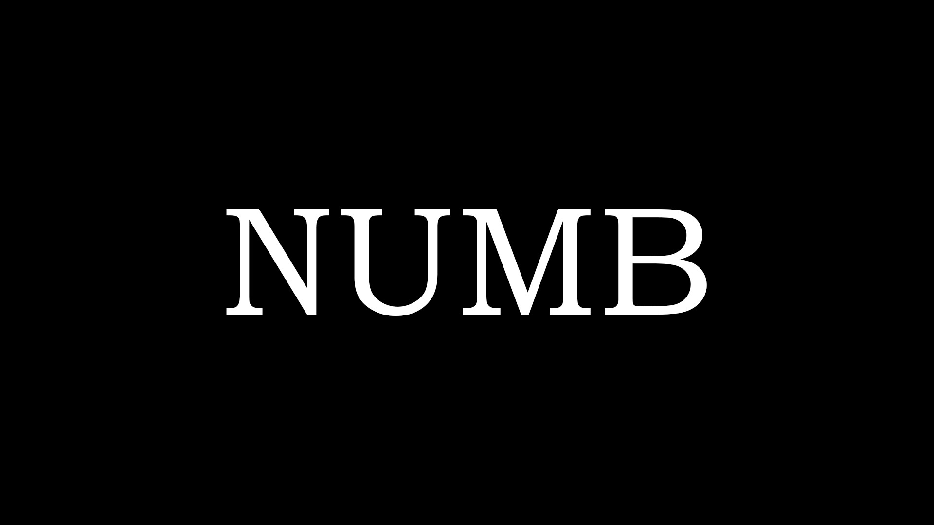 Numb - Feature Film Cover Photo - London Film Editor