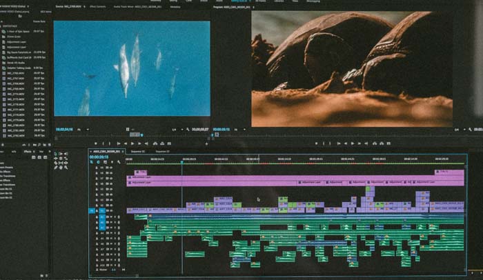 Video Timeline - London Film Editor